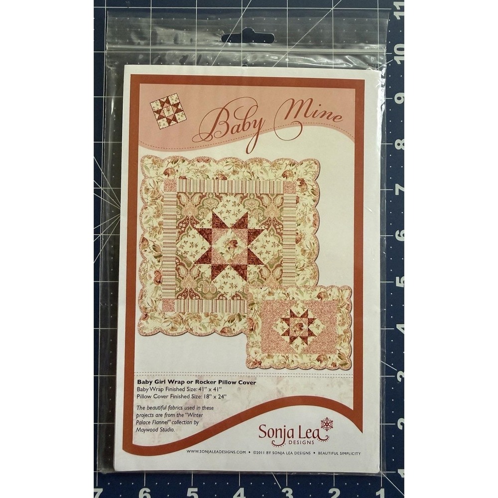 Baby Mine Quilted Baby Wrap Or Pillow Cover Pattern By‎ Sonja Lea